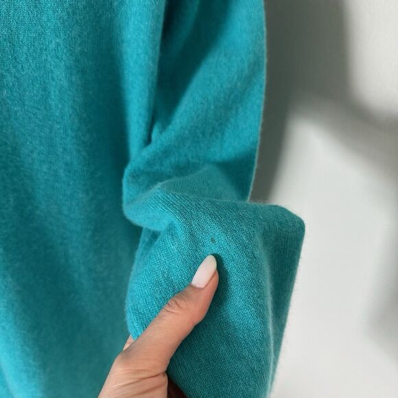 209 wst 38 100% Cashmere Knit Fringe Pullover Sweater - Picture 4 of 8